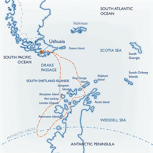 polar circle mapa