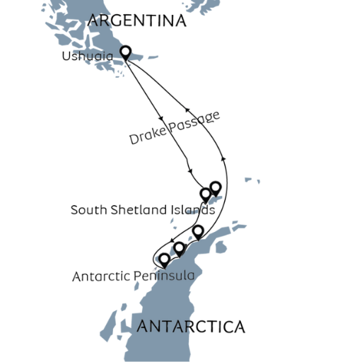mapa south shetlands and ant